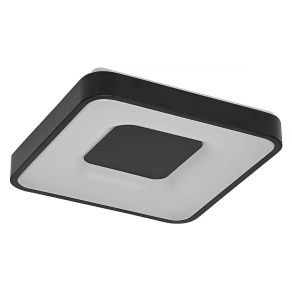   Osram Orbis Piana szabályozható mennyezeti LED lámpa, 24 W, 1450 lm, 3000 K, állítható fényerősség 3 fokozatban, fekete