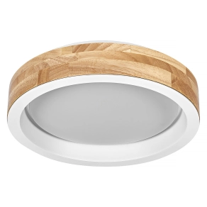   Osram Orbis Mariano szabályozható mennyezeti LED lámpa, fa hatású, 16 W, 1000 lm, 3000 K, állítható fényerősség 3 fokozatban