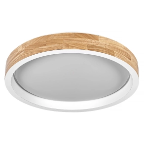   Osram Orbis Mariano szabályozható mennyezeti LED lámpa, fa hatású, 24 W, 1450 lm, 3000 K, állítható fényerősség 3 fokozatban