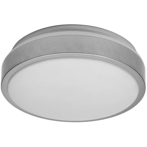   Osram Essential Orbis - Ezüst mennyezeti lámpa 2xE27 foglalattal, felületre szerelhető, 280 mm átmérőjű, IP20ű, fenntartható világítási megoldás