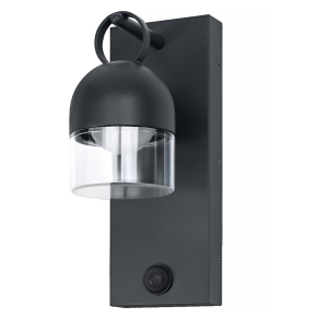   Osram Endura Style Cowbell kültéri fali lámpa mozgásérzékelővel, alkonykapcsolóval, 6,5 W, 400 lm, 3000 K