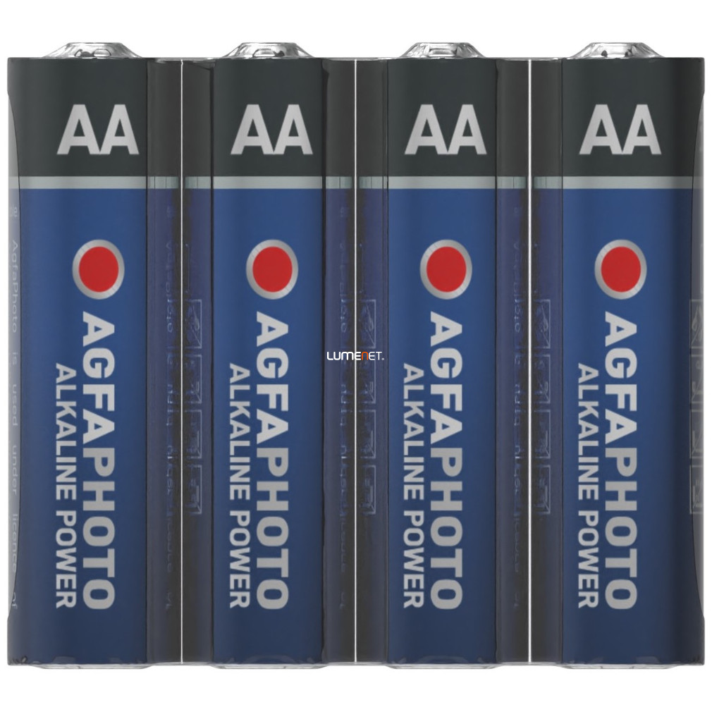 Ceruza elem AA alkáli 4db/csomag (AgfaPhoto)