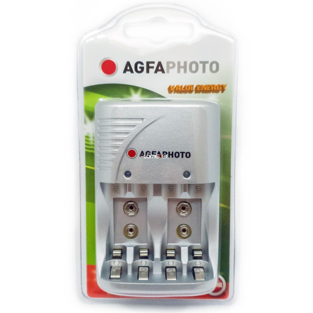 Elemtöltő AA/AAA/9V elemekhez (AgfaPhoto)