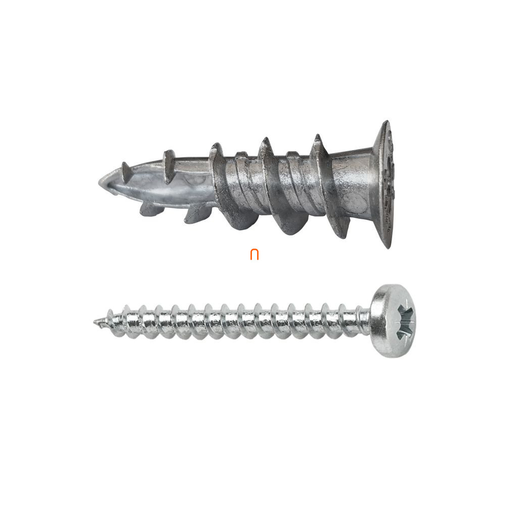 Gipszkarton tipli csavarral, fém, önfúró 4,5x35mm 937GKDZPZ50 Apolo/Celo