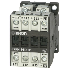 OMRON J7KN-14D-01 24 mágneskapcsoló, 24VAC, 14 A/5.5 kW