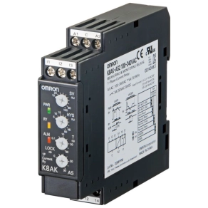OMRON K8AK-AS1 100-240VAC egyfázisú áramfigyelő relé