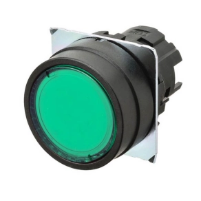 OMRON A22NZ-BNM-TGA zöld nyomógomb