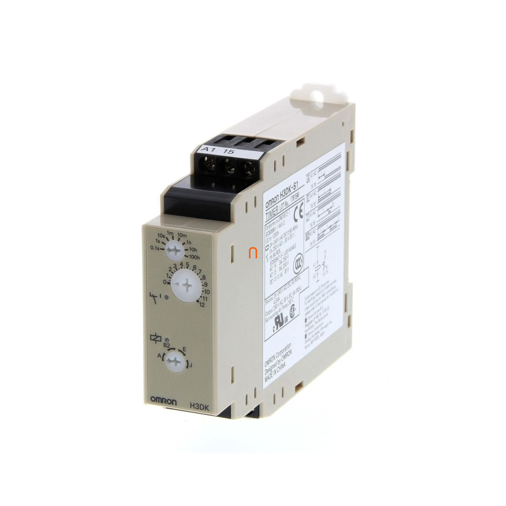 OMRON H3DK-S1 AC/DC 24-240 OMI időrelé többfeszültségű 4 funkciós (megh. késl / ütemadó BE ind. / időköz / bekapcs. késl.)