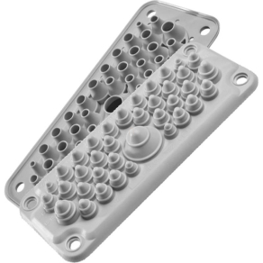   Morek MC35/37 IP67 RAL 7035 szürke kábelbevezető tálca (rögzítőtüskékkel)  MBA1C37G11