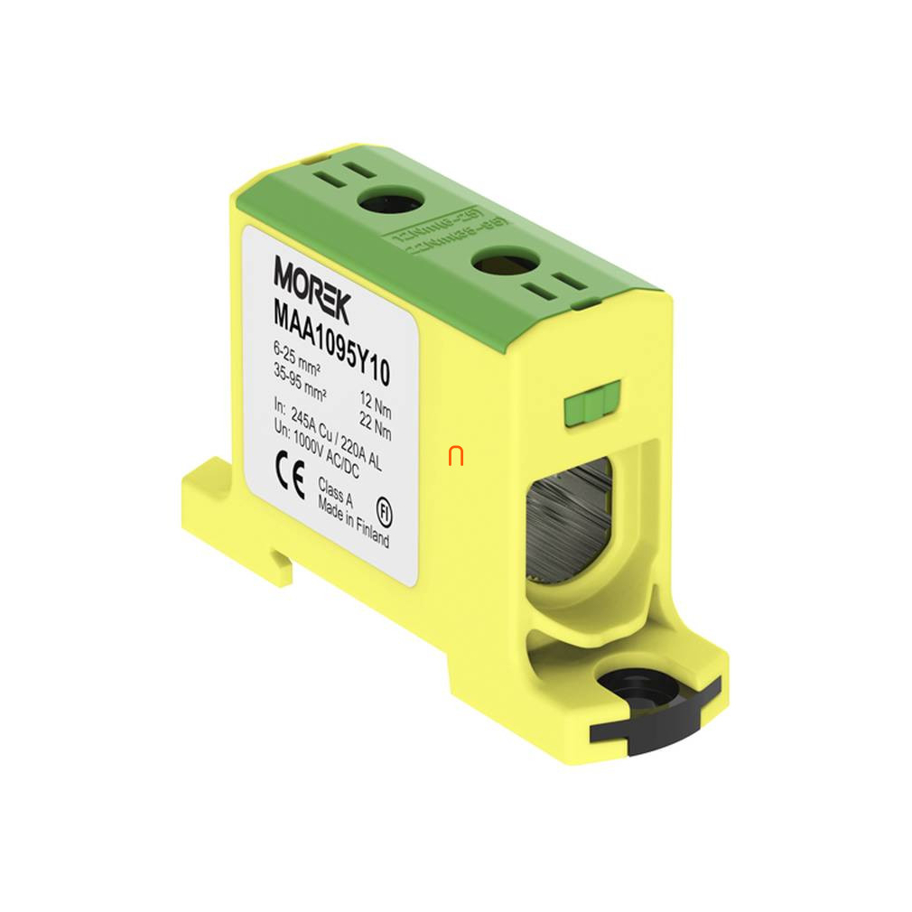 Fővezeték sorkapocs 1x 95/1x95mm2 zöld/sárga OTL95 Morek MAA1095Y10