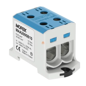   Fővezeték sorkapocs 2x 95/2x95mm2 kék OTL95-2 Morek MAA2095B10