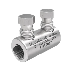   Szakadófejes csavaros kábelösszekötő Al/Cu 10-50mm2 12kV 2xAL Morek MSCL0502A00