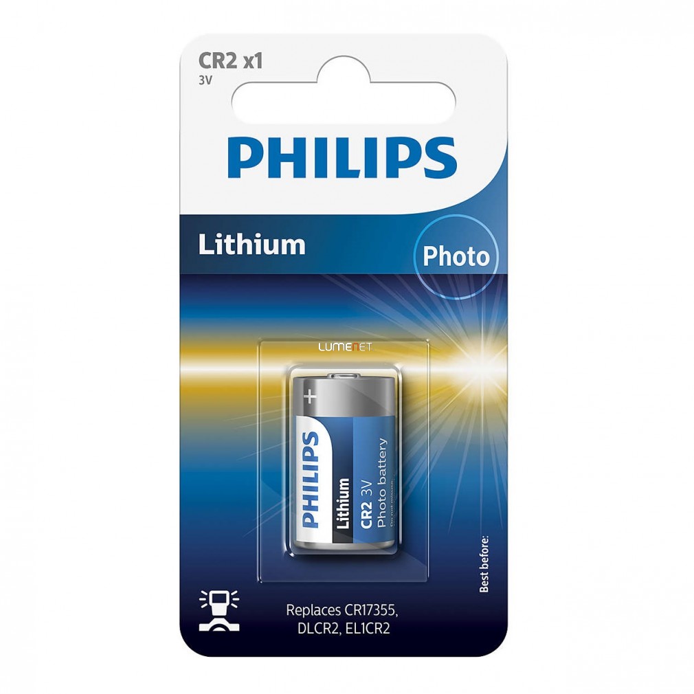 Philips Fotóelem Lithium CR2/01B CR17355