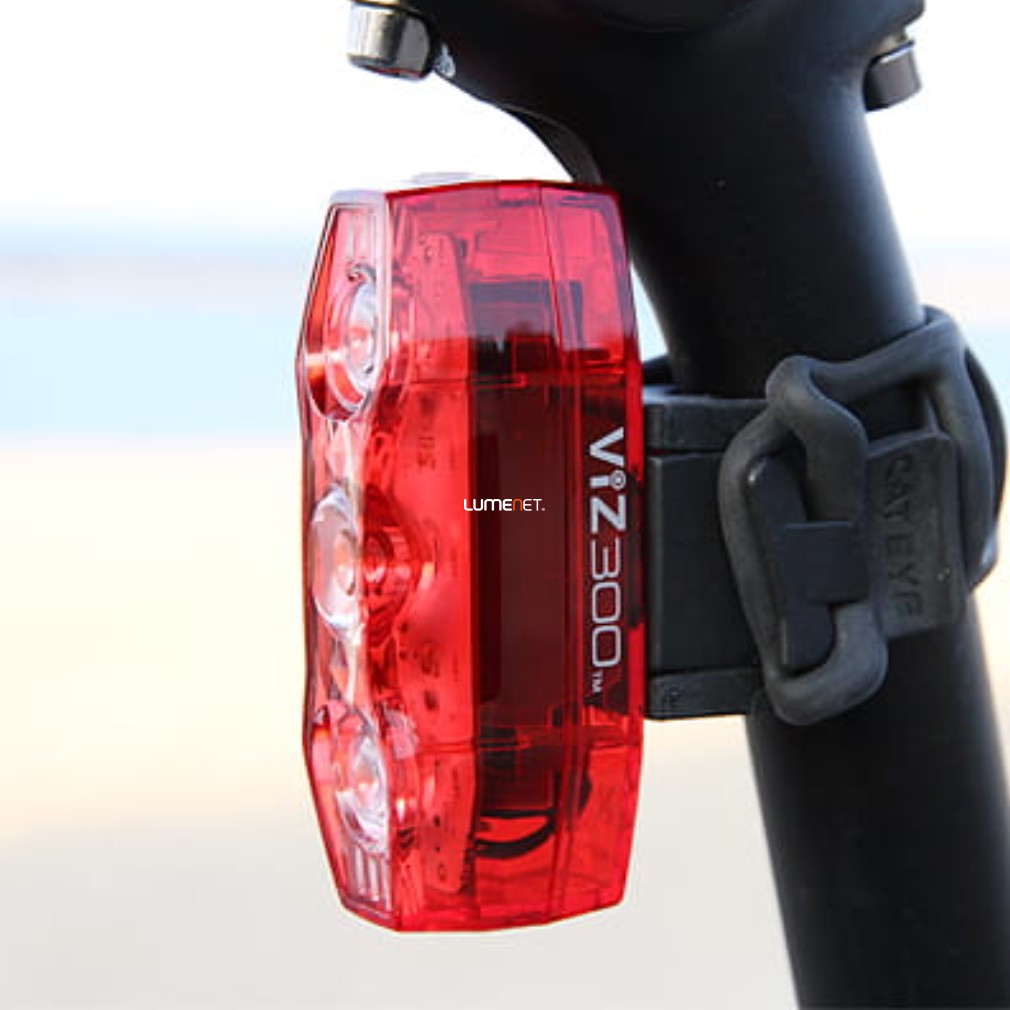 Kerékpár lámpa tölthető 300 lm, Cateye (Viz 300)