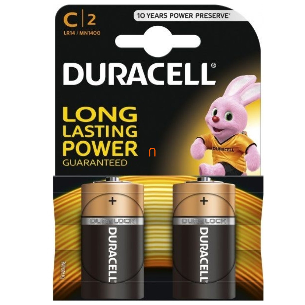 Duracell baby elem R14 1,5V 2 darabos (Basic)