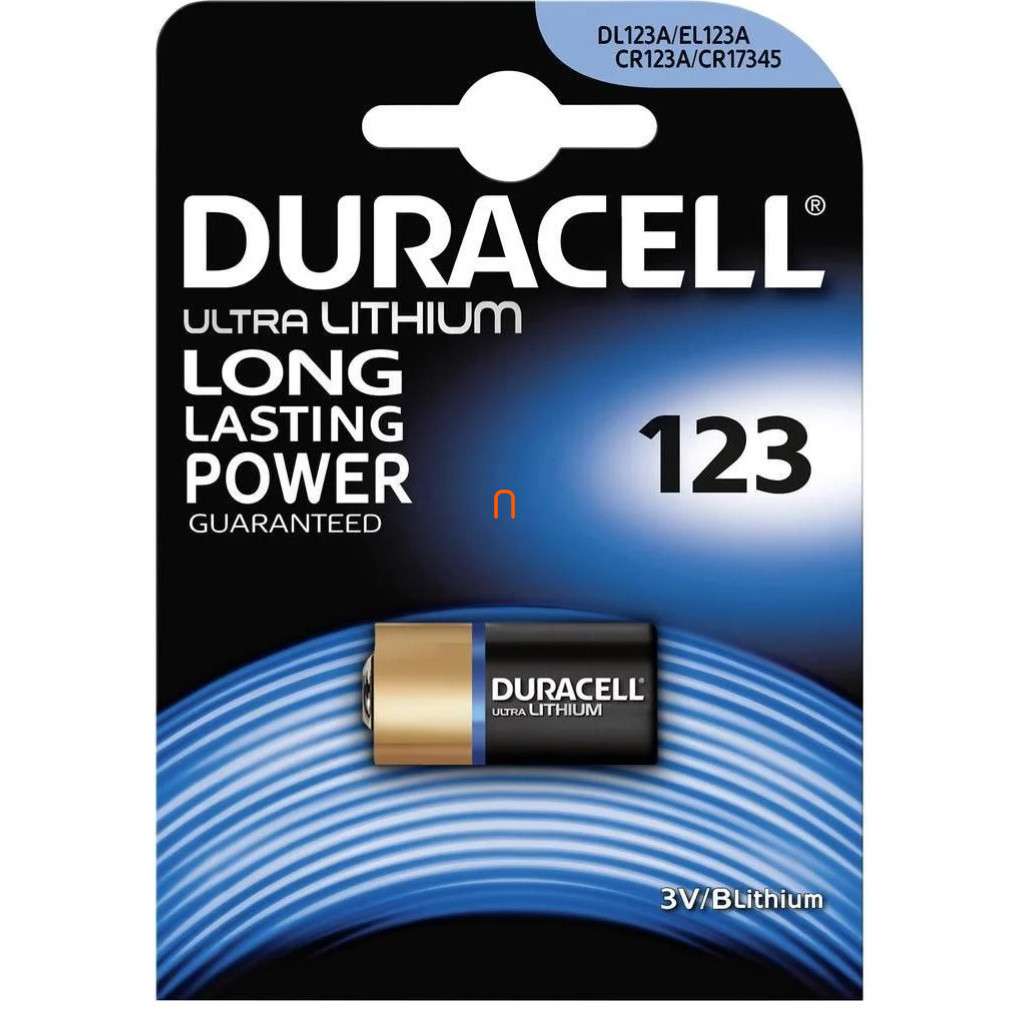 Duracell lítium fotóelem CR123 3V