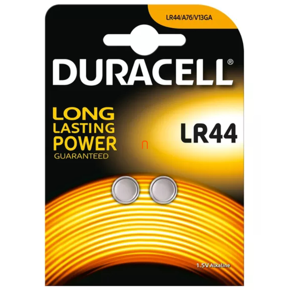 Duracell alkáli gombelem LR44 1,5V 2 darabos