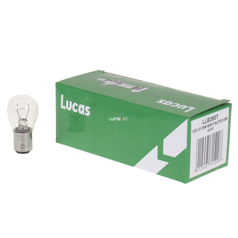Lucas Standard 12V P21/5W jelzőizzó, 10db/csomag