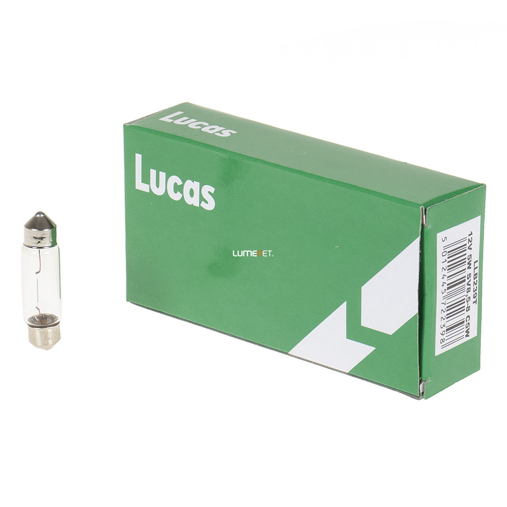 Lucas Standard 12V C5W jelzőizzó, 10db/csomag