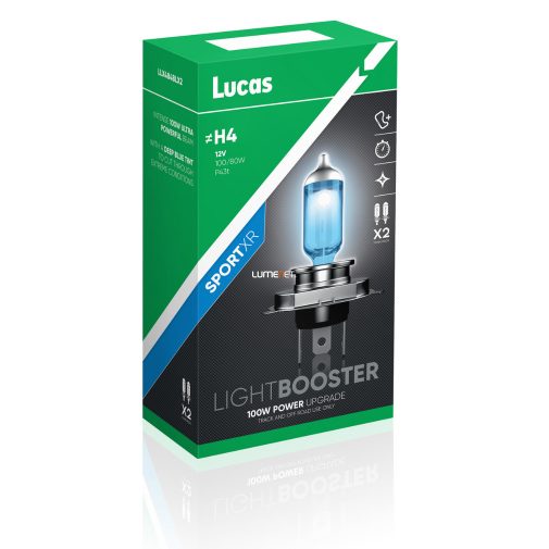 Lucas LightBooster SportXR H4 autóizzó 12V 100/80W, 2db/csomag