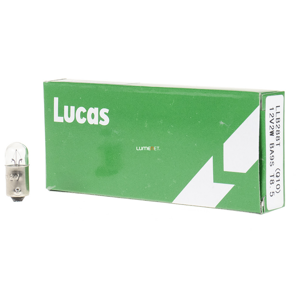 Lucas Standard 12V jelzőizzó 2W, 10db/csomag