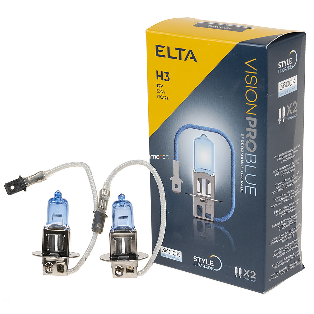 Elta Vision Pro Blue H3 autóizzó 12V 55W, 2db/csomag
