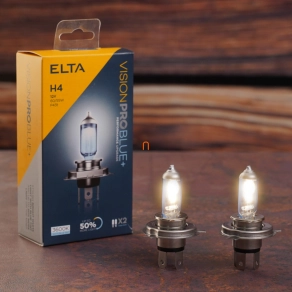   Elta Vision Pro Blue+ H4 autóizzó 12V 60/55W, +50%, 2db/csomag