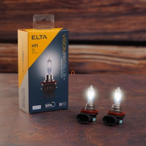   Elta Vision Pro Blue+ H11 autóizzó 12V 55W, +50%, 2db/csomag