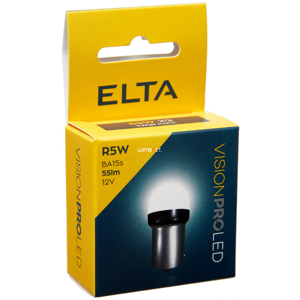 Elta Vision R5W LED 12V 6000K, 2db/csomag