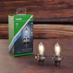   Lucas LightBooster Blue H4 autóizzó 12V 60/55W, +50%, 2db/csomag