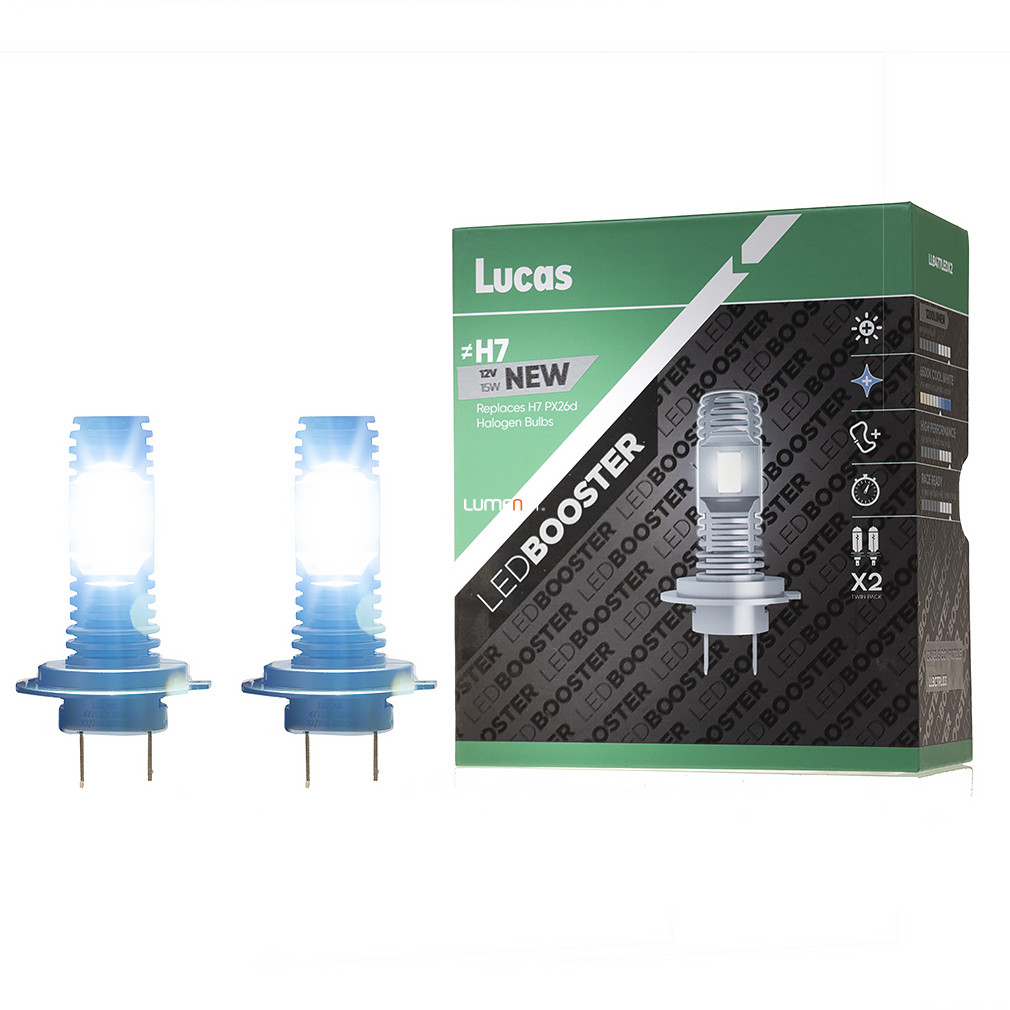 Lucas H7 LED autóizzó 12V 15W, 2db/csomag