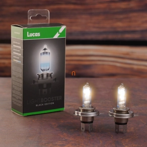   Lucas LightBooster Black Edition +180% H4 autóizzó 12V 60/55W, 2db/csomag