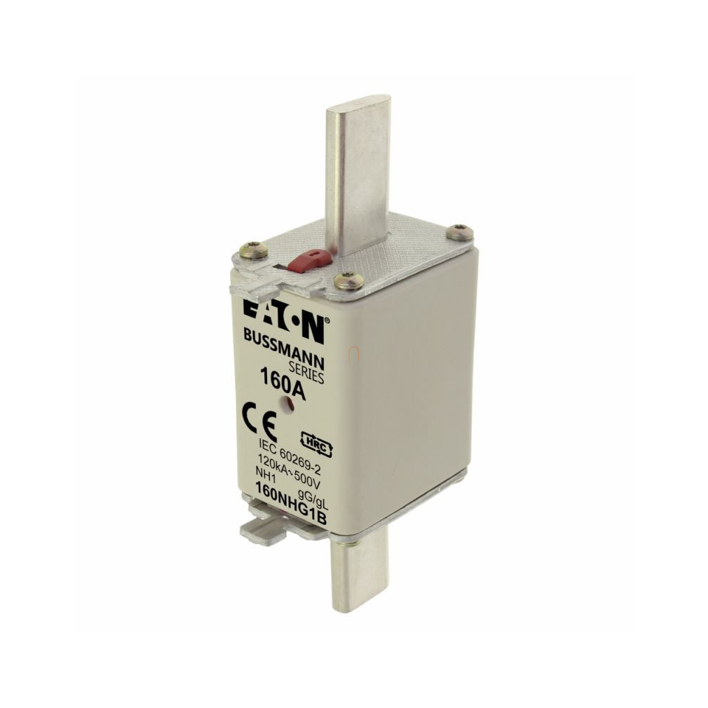 Eaton 160NHG1B NH FUSE 160AMP 500V gG SIZE 1 DUAL IND NH-betét 160A, DIN 1 méret, 500V AC, gG/gL