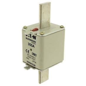   Eaton 355NHG2B NH FUSE 355A 500V GG/GL SIZE 2 NH-betét 355A, DIN 2 méret, 500V AC, gG/gL