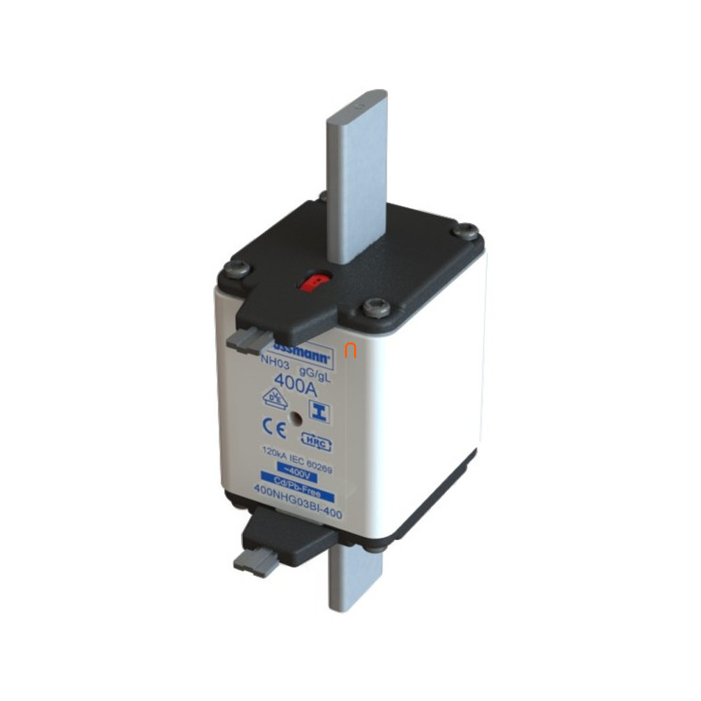 Bussmann 400NHG03B NH-betét 400A, DIN 03 méret, 500V AC, gG/gL Eaton