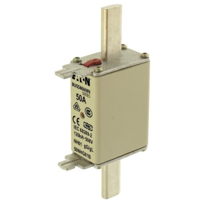   Eaton 50NHG01B NH FUSE 50A 500V GG/GL SIZE 01 NH-betét 50A, DIN 01 méret, 500V AC, gG/gL