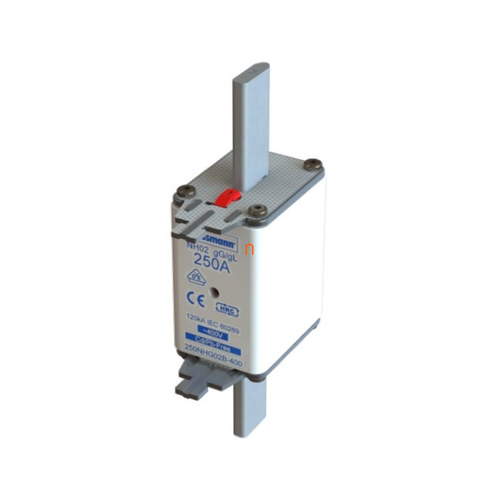 Eaton 80NHG02B NH FUSE 80A 500V GG/GL SIZE 02 NH-betét 80A, DIN 02 méret, 500V AC, gG/gL