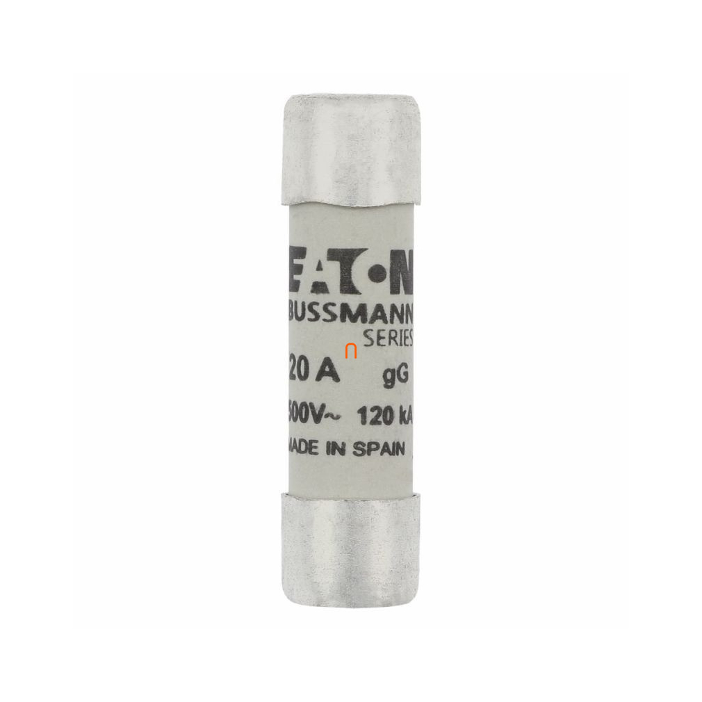 Hengeres betét 10x38mm, 500V AC, gG C10G20 Eaton