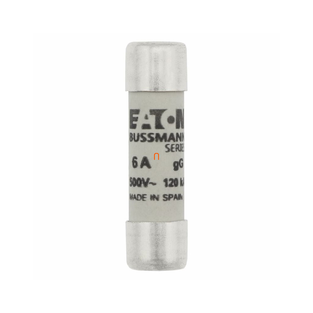 Hengeres betét 10x38mm, 500V AC, gG Bussmann C10G6 Eaton