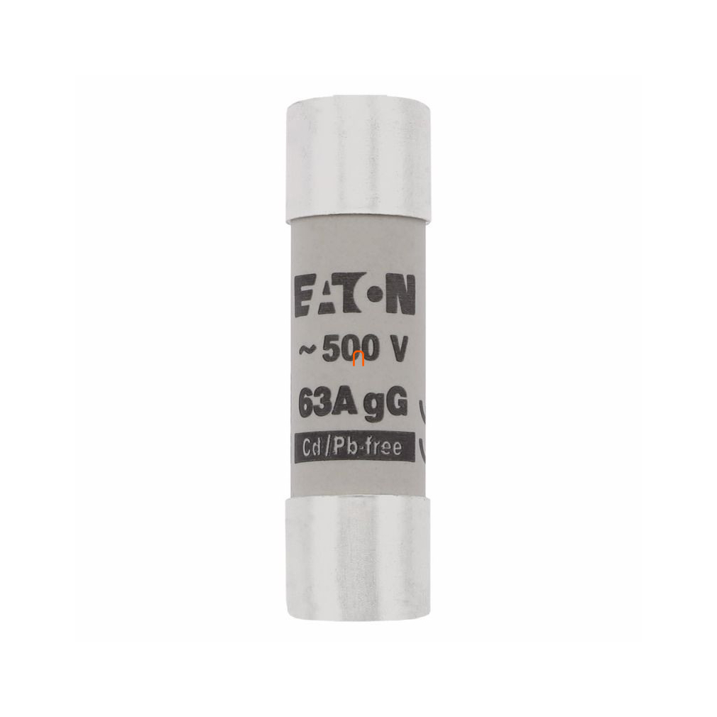 Eaton C14G63 CYL FUSE 63A 500V 14X51 CYL GG Hengeres betét 14x51mm, 690V AC, gG