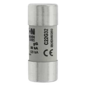   Eaton hengeres betét 22x58mm, 690V AC, gg, cylindrical biztosíték 22 x 58 32A gg 690V ac-c22g32