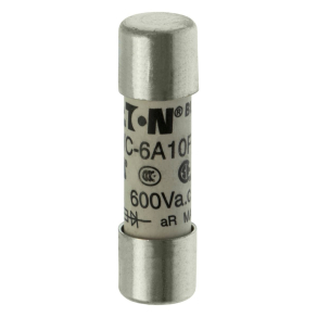   Eaton 6A 600V AC fotovoltatikus biztosíték ferrule 10 x 38mm, -fwc-6a10f