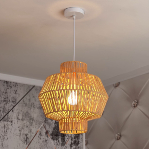   Függesztett lámpa, 40 cm, fa, 1xE27 foglalattal - Felis Viokef 4198300