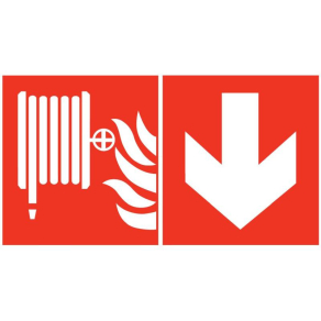   EATON Velos piktogram - tűzcsap & lefelé nyíl (O-ESP-FHD) ESP-FHD