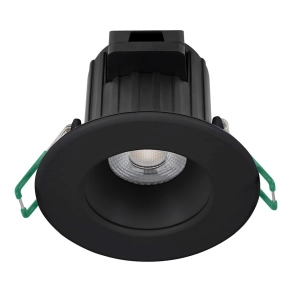   Szabályozható süllyesztett LED spot fix 8,7W 760lm 2700-3000-4000K dimmelhető IP65 fekete Sylvania Start Spot 0005193