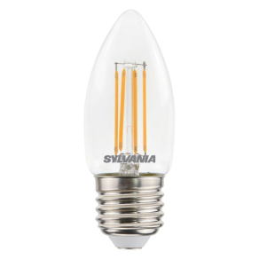   Sylvania ToLEDo Candle 0029374 LED gyertya COG fényforrás átlátszó E27 4,5W 2700K Ra80 470Lm 230V 320 fok