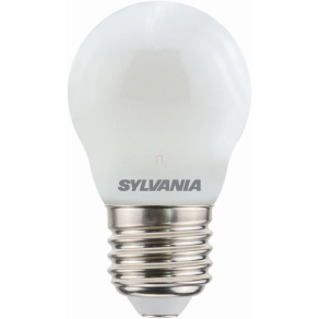   LED kisgömb E27  4,5W 470Lm 2700K 230V dimm. matt-satin Sylvania ToLEDo RT Ball  0029493 dimmelhető