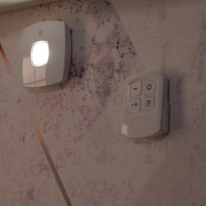   Bontott csomagolású Sylvania Gizmo Remote Light szabályozható éjjeli fény távirányítóval, 5xAAA elemmel