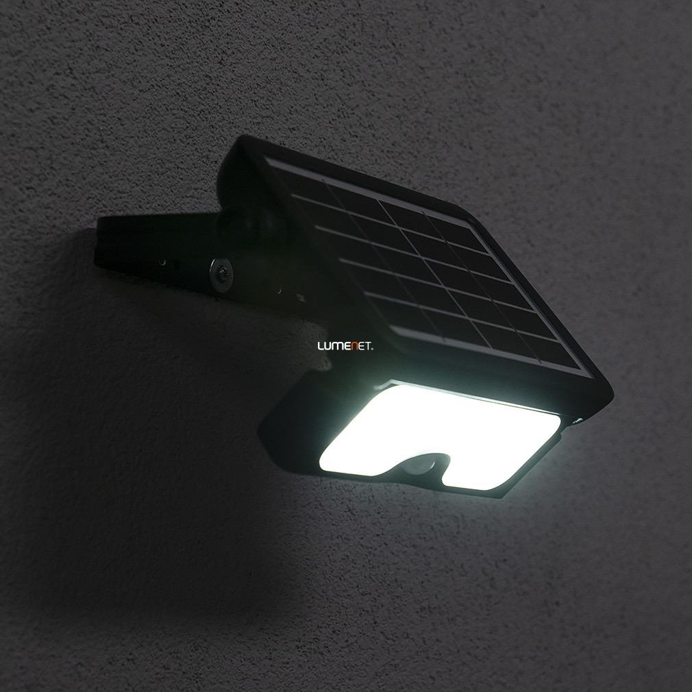 Napelemes LED reflektor mozgásérzékelővel, hidegfehér (Gizmo)