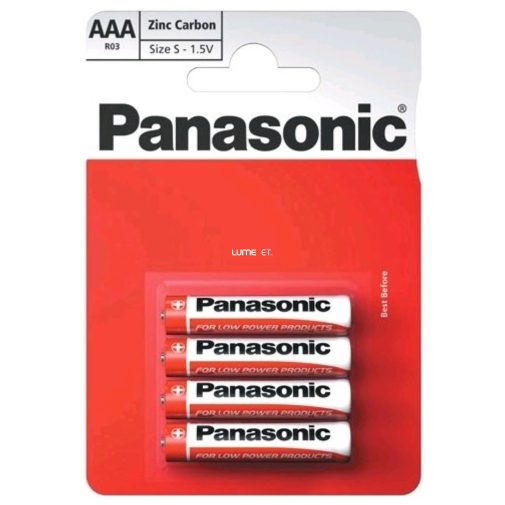 Panasonic special zinc AAA féltartós mikro elem 4db/bliszter